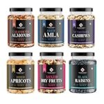 75.0% Off – Nature Purify Dry fruits Combo 1.5kg (Almond, Cashew, Apricots, Black Raisin, Amla Candy, Mixed Nut & More.)