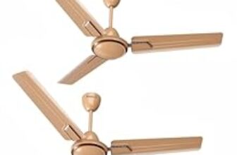 58.0% Off – Havells 1200Mm Andria Energy Saving Ceiling Fan (4.2 stars, Quartz, Pack Of 2),White