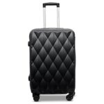 90.0% Off – AMERICAN TRAVELLER TourisDiamon Trolley Bag Set of 3 | Durable ABS Hard Shell Luggage | TSA-Type Lock | 8 Dual Spinner Wheels | Telescopic Handle | Travel Suitcase | Trolley Bag Set (24, Black)