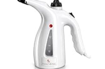 79.0% Off – StancyKing 2-in-1 Garment Steamer & Facial Steamer | Portable Clothes Steamer for Wrinkle Removal | Face Steamer for Cleansing & Glow | Fast Heating Lightweight Home Travel Use