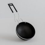 91.0% Off – Add2Cart Pre-Seasoned Tadka Pan, Compatible with Gas | Toxin-Free, Chemical Coating-Free, 100% Pure (Black Stainless Steel, 400ML)