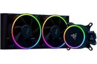87.0% Off – Razer Hanbo Chroma RGB All-In-One Liquid Cooler aRGB Pump Cap: Ultimate AIO Design – Quiet, aRGB Fans – Silent, Liquid Cooling – PWM Fan Controller Support – RGB Chroma aRGB – 240MM-RC21-01770100-R3M1