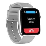 91.0% Off – IZI Smart Calling Fitness Smart Watch, Ultra 3D Full Touch HD, Health Suite and Sports Tracking Mode, AI Voice Assistant, 200+ Watch Faces (Grey Silicone)