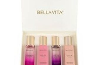 84.0% Off – Bella Vita Luxury | Perfume Gift Set for Women 4x20ml | Gifts for Woman | Perfume for Woman | Date, Senorita, Glam, Rose Long Lasting EDP | Floral & Fruity Premium Fragrance