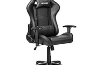 51.0% Off – Ant Esports 9077 Ergonomic Gaming Chair, Multifunctional Gaming Chair with Premium PU Leather Upholstery, 2D Armrest, Integrated Neck and Lumbar Support, & 180° Recline – Back