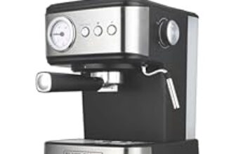 71.0% Off – BLACK+DECKER BXCM1001IN 1100W 10-Cup 15 Bar Expresso Coffee Maker | 1.5L Water Tank Capacity | Anti-Drip Feature | Auto Keep-Warm Function | 2-year Warranty -(Black+Grey)