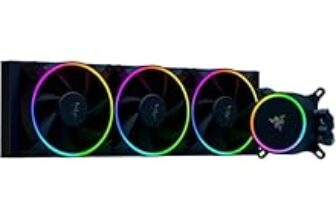85.0% Off – Razer Hanbo Chroma RGB All-In-One Liquid Cooler: Ultimate AIO Design – Quiet Fans – Silent Cooling – PWM Fan Controller Support – ARGB Pump Cap – 360MM-RC21-01770200-R3M1