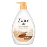 71.0% Off – Dove Relaxing Shea Butter Body Wash with Vanilla for Soft Skin, Soothing Scent, 1L