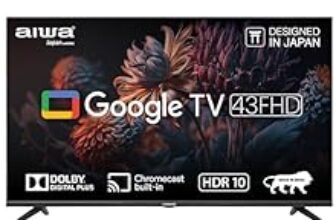 71.0% Off – Aiwa 108 cm (43 inches) Google TV | Full HD | Smart TV | LED Display | Built-in Apps | Magnifiq Series | Bezel-Less | 1.5 GB RAM | Dolby Atmos Audio | Signature Sound | AS43FHDX1 GTV