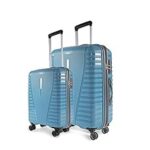 83.0% Off – Aristocrat Air Pro Set of 2 Hard Check-in Polypropylene Spinner Trolley (56+76cm)|Cabin & Large Check-in Trolley|Lightweight with Strong Wheels, Secured Zip & Secured Combination Lock|Cross Teal