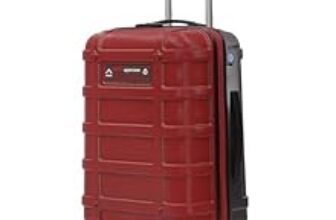 71.0% Off – uppercase Cargo 66cm(Medium)Check-in Trolley Bag Dual Tone Sustainable Hardsided Luggage Secure Combination Lock Scratch-Proof Surface Mesh ConviPack Suitcase 4 Spinner Wheel for Men & Women(Red)