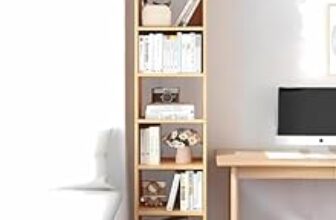 87.0% Off – MATTERHORN 7 Tier Bookshelf Free Standing, Display Floor Standing Shelf for Books, Organizer, for Bedroom Home Office Living Room (DIY, 180 x 33 x 24cm, MOBS-91104Vary) (Caramel Beige)