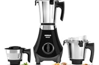 66.0% Off – Havells Grace BLDC+ Mixer Grinder 800W|3 Jars|50% less perceptible Noise|45% Higher Grinding Power|Wider Mouth Jars with Clip Locking|Leak Resistant Jars|Lifetime Manufacturer Warranty on Motor(Black)