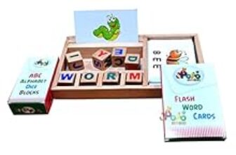 82.0% Off – Popo Toys Spell Master Dice Game Wooden Puzzle | Spell Learn for Kids Learning Word Game with Flash Cards| Montessori Learning Educational Toy Gift| Preschool Boys/Girls/Kids