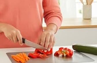 91.0% Off – Amazon Brand- Solimo Double-Sided Stainless Steel Cutting Board