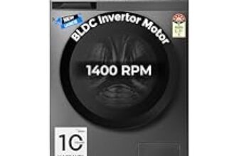 52.0% Off – Midea 7 Kg 5 Star Fully Automatic Front Load Washing Machine with Inverter Motor, Self Clean Drum Technology, 15 Wash Programs (MFG17W70B/T-IND, Titanium Grey)