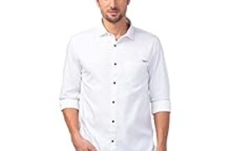 87.0% Off – Spykar Men’s Regular Fit N/A Full Sleeve Solid Casual Shirts