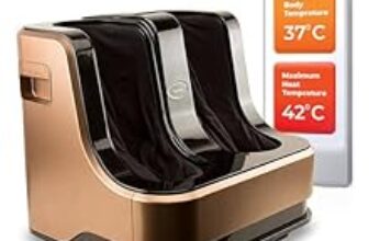 71.0% Off – Lifelong LLM99 Foot, Corded Electric Massager for Calf and Leg , (With Heat and Vibration), 80W, 4 Motors, Dark Brown