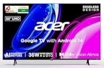 64.0% Off – Acer 127 cm (50 inches) Ultra I Series 4K Ultra HD Smart LED Google TV AR50UDGGU2875BD