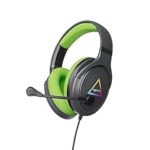 79.0% Off – amazon basics 7.1 USB Gaming Wired Over Ear Headphones with Mic | Virtual Surround Sound | 50mm Driver | RGB LEDs (Black – Green)