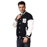 90.0% Off – CHKOKKO Men’s Oversized Varsity Jacket with Snap Button Closure and Patch Design Trendy Comfortable Outerwear for College Travel and Casual Wear