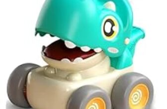 87.0% Off – ToyBharat Press n go Dino Cars with Whistle Music for Toddlers, Friction-Powered Dino Cars, Mini Press & Go Vehicles, Montessori Educational Toy for Boys & Girls