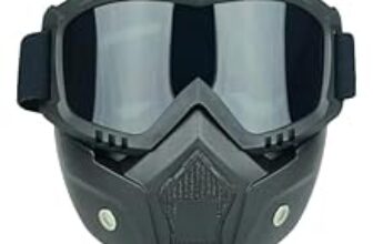 71.0% Off – Allextreme Goggle Mask Anti Scratch UV Protective Open Face & Eyewear Windproof Dirt Shield Adjustable Strap Soft Foam Padded Detachable for Cycling Bike Off Road Racing Riding Unisex (Black, 1 PC)