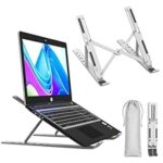 83.0% Off – Tygot 6 Angles Adjustable Aluminum Ergonomic Foldable Portable Tabletop Laptop/Desktop Riser Stand Holder Compatible for MacBook, HP, Dell, Lenovo & All Other Notebook (Grey)