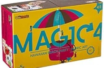 87.0% Off – Magic4 Art Hawaiian Beach Party – Art and Craft kit, DIY Kit and Learn Fabric Arts and Painting for Girls 5 Years and Above, Multicolor
