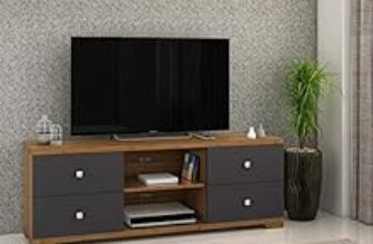 65.0% Off – Spacewood Wall Unit | Astron 150 | 3 Year Warranty |Wall Unit Freestanding, TV Unit | Medium Size | Engineered Wood |Modern Design| Walnut Bronze