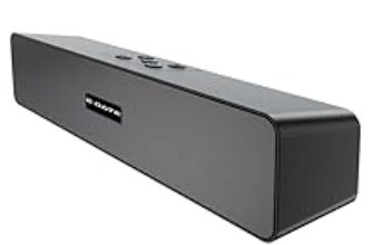 92.0% Off – E GATE C201 | 16W Bluetooth Sound bar Speaker, Dual Drivers + Dual Passive Radiators for Extra bass, Upto 12 Hr Playback, Call Function, Bluetooth 5.3, Aux, mSD, USB, FM & TWS (Grey) – eGate Soundbar