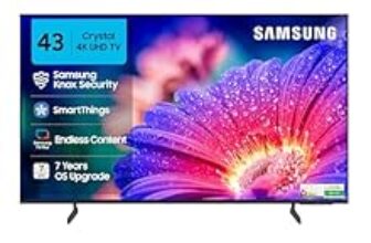 41.0% Off – Samsung 108 cm (43 inches) Crystal 4K Vista Ultra HD Smart LED TV UA43UE81AFULXL
