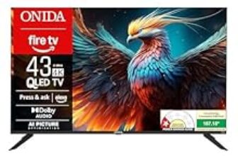 46.0% Off – Onida 108 cm (43 inch) QLED Ultra HD 4K Smart Fire TV Q43UFD