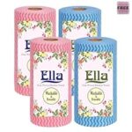 85.0% Off – Ella Kitchen Tissue Towel Roll Napkins I Reusable Non Woven Eco Friendly I Pack of 4 I 80 Pulls Per Roll I 320 Sheets Total I Free Check Duster Cloth
