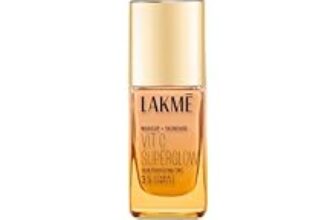 84.0% Off – Lakme Makeup+Skincare VitC Superglow Skin Perfecting Tint Warm Crème W120 25ml