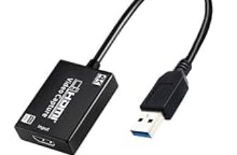 91.0% Off – Nexsa 4K HDMI Video Capture Card – USB 3.0, 1080P 60FPS, Plug & Play, for Streaming, Gaming, Recording, DSLR, OBS, PS5, Xbox, PC, Mac, Linux
