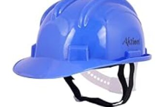 89.0% Off – Aktion AK H11_BLU Safety Helmets Nape Type, IS 2925:1984 Color: Blue, Pack of 5