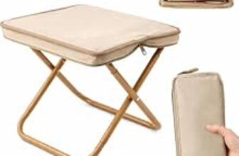 98.0% Off – Portable Folding Picnic Table with Umbrella, Heavy Duty Aluminium Camping Table Set with 4 Seats, Foldable Suitcase Outdoor Table for Picnic, Garden, Beach, BBQ & Travel