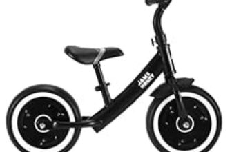 66.0% Off – Amazon Brand – Jam & Honey Kids Lightweight Pedal Free Balance Cycle | Safe, Durable, and Made in India | Suitable for Girls and Boys 2-4 Years | BIS Certified (Black) | 12 Inch