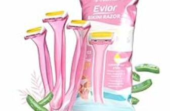 63.0% Drop – LetsShave Evior Bikini Line Trimming Razor for Women, Pack of 3 | Skin-Safe Blades | Sensitive Area Trimmer | Reusable, Irritation Free & Precise Hair Trimming for Bikini Area