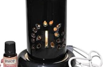 89.0% Off – Pure Source India Electric Aroma Diffuser Black Color with 10 ML Relaxing Aroma Oil