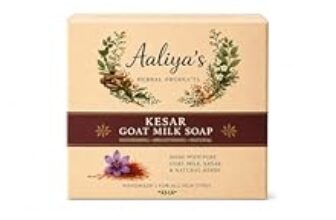 88.0% Off – Aaliya’s Herbal Products Kesar Goat Milk Soap, Nourishing, Brightening, Natural, Handmade, for All Skin Types