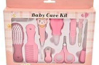 85.0% Off – Baby Grooming Kit For New Born Baby Portable Manicure Grooming Kit 10 in 1 Healthcare Accessories Set to Keep Infants & Toddlers Clean |Perfect Nursery Gift with Nail, Hair, Ear Grooming Tools for Kids (PINK)