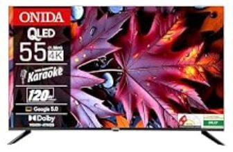 44.0% Off – Onida 139 cm (55 inches) Nexg Karaoke Series 4K QLED Smart Google TV Q55UGI120