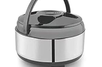 85.0% Off – ATEVON Insulated Stainless Steel Casserole – 1500ml, Heat Retaining, Durable – Ideal for Cooking, Baking, and Serving – Essential Kitchen Accessory