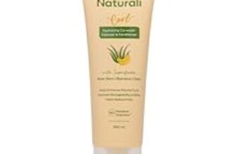 87.0% Off – Naturali Hydrating Co-Wash Shampoo & Conditioner with Aloe Vera, Banana & Oat Flour | Cleanses & Conditions in One Step | Strengthens & Hydrates &| Sulphate & Paraben Free Co-Wash for Wavy & Curly Hair | 200ml