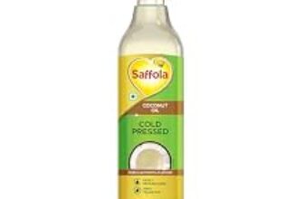 69.0% Off – Saffola Cold Pressed Coconut Oil, 0 Trans fat, No chemicals or heat, Unrefined, 1L