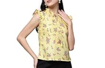 85.0% Off – OOMPH! Women’s Crepe Floral Relaxed Fit Shirt
