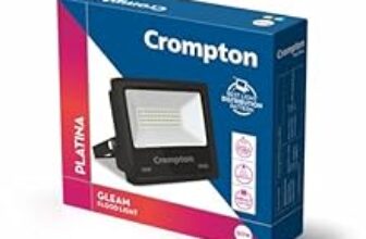 84.0% Off – Crompton Gleam Neo LED Flood Light 50W Cool Day Light | Pack of 1 | Outdoor Waterproof Security Light | Wide Angle Beam for Monument Lighting, Shops, Malls, Parking Area