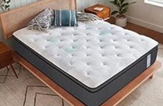 79.0% Drop – Springtek Eurotop Hybrid Latex Mattress | Euro Top 8 Inches Pocket Spring Queen Size Gadda | GOLS CERTFIED Natural PINCORE Dunlop Latex |78×60 Inch